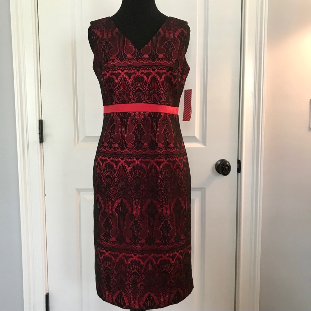 Merona. Red knockout cocktail dress.